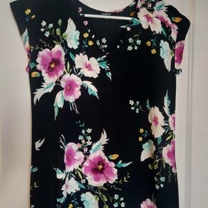 Poly Buttoned Dress Top